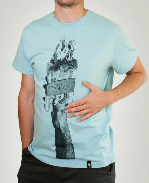 Dirty Velvet 'Burn Money' t-shirt