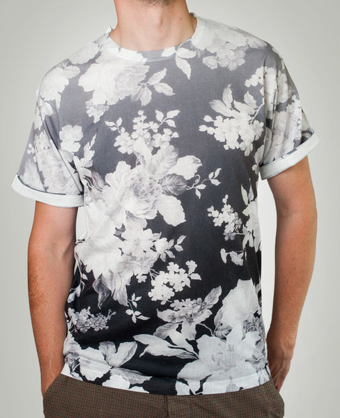 THFKDLF 'Floral' B/W t-shirt
