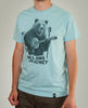 Dirty Velvet 'Busker Bear' t-shirt i lyseblå