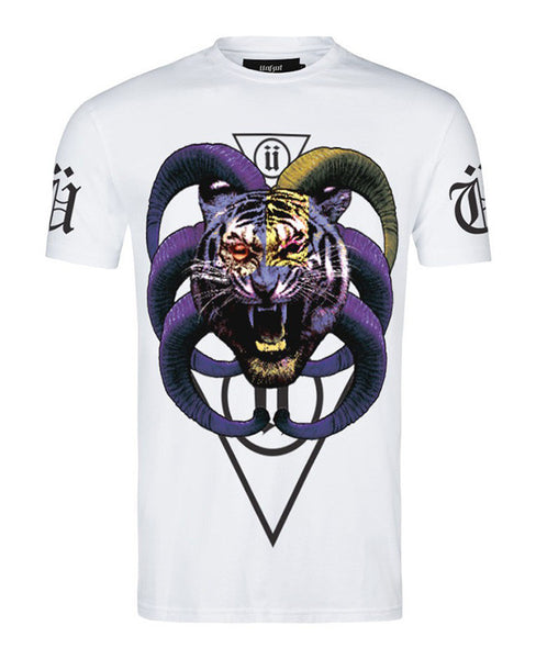 ÜNKUT 'Jungle' t-shirt i hvid