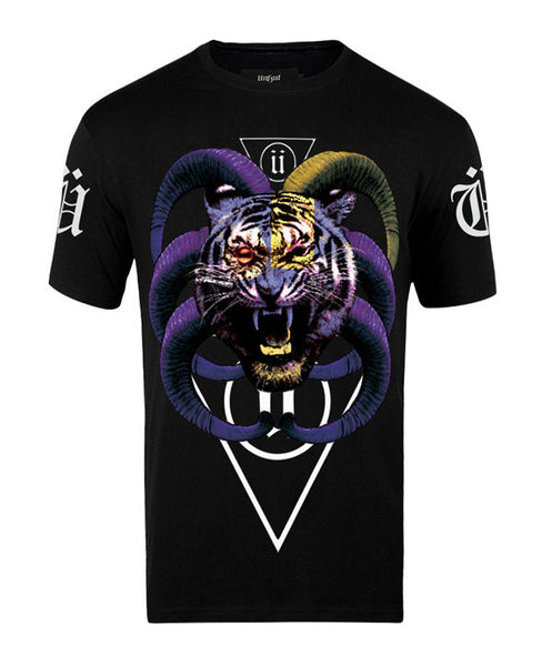 ÜNKUT 'Jungle' t-shirt i sort